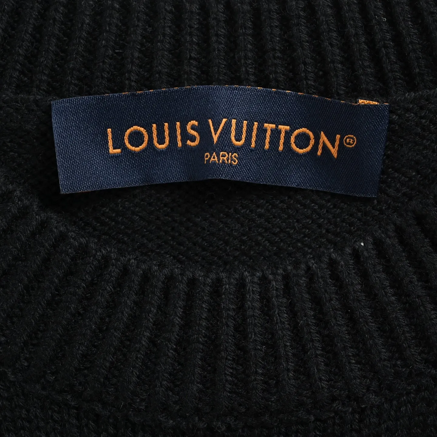 Louis Vuitton/25Fw dark embroidered jacquard sweater